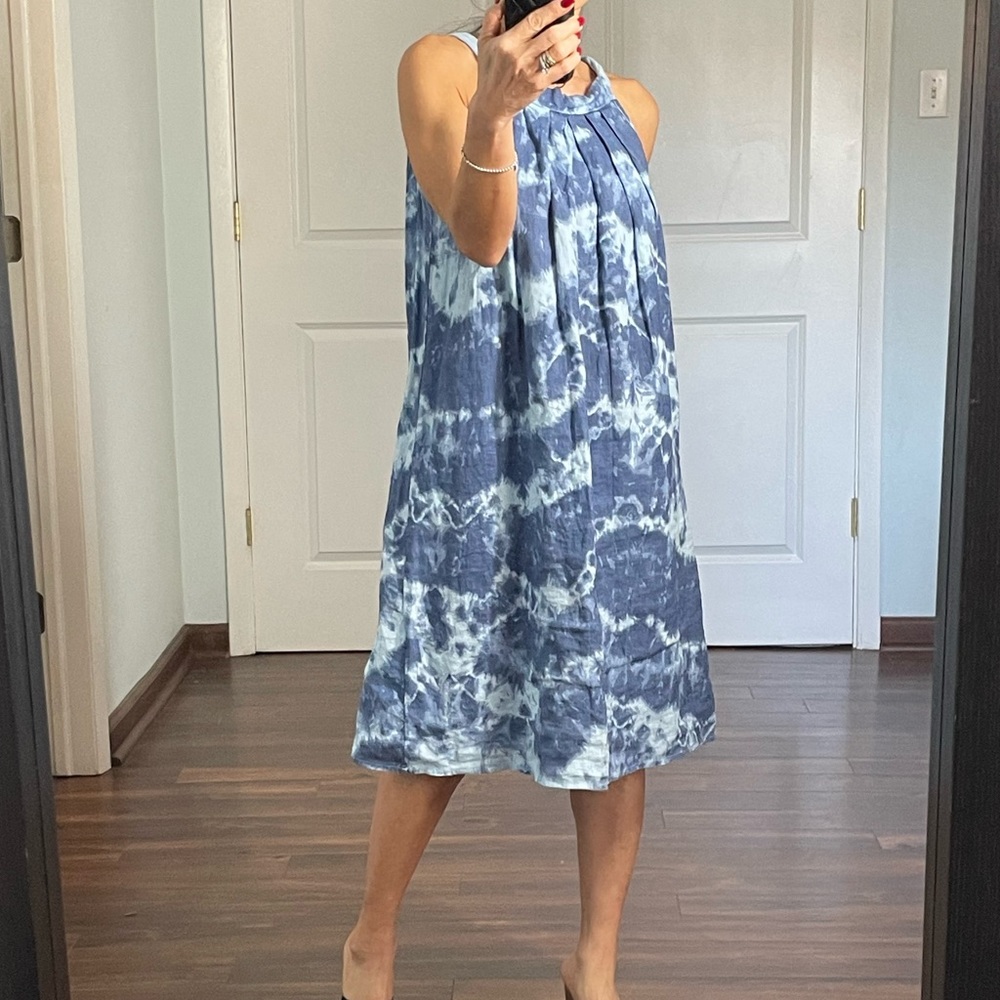 Bellambra 100% Linen Tie Dye Dress size S